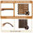 Natural Acacia Wood Interlocking Deck Tiles 12″x12″-122500073