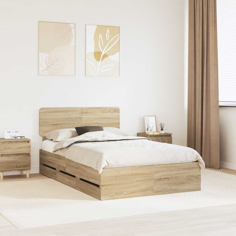 Bed, Sonoma Oak, Small Double (4')