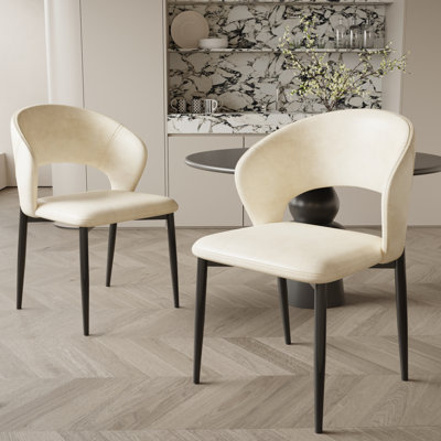 Open Back Modern Dining Chair