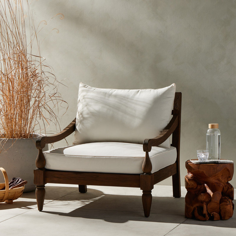 Alameda Outdoor Teak Lounge Chair