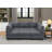 Wide Modular Corner Sectional with Ottoman-819336360