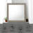 Mari Light Gray Finish Mirror