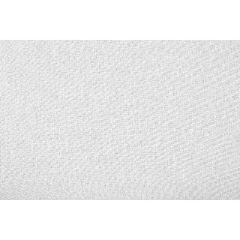 Kendall Wanaque Linen Textured Fabric Upholstered Bed, Twin, White Linen Textured Fabric