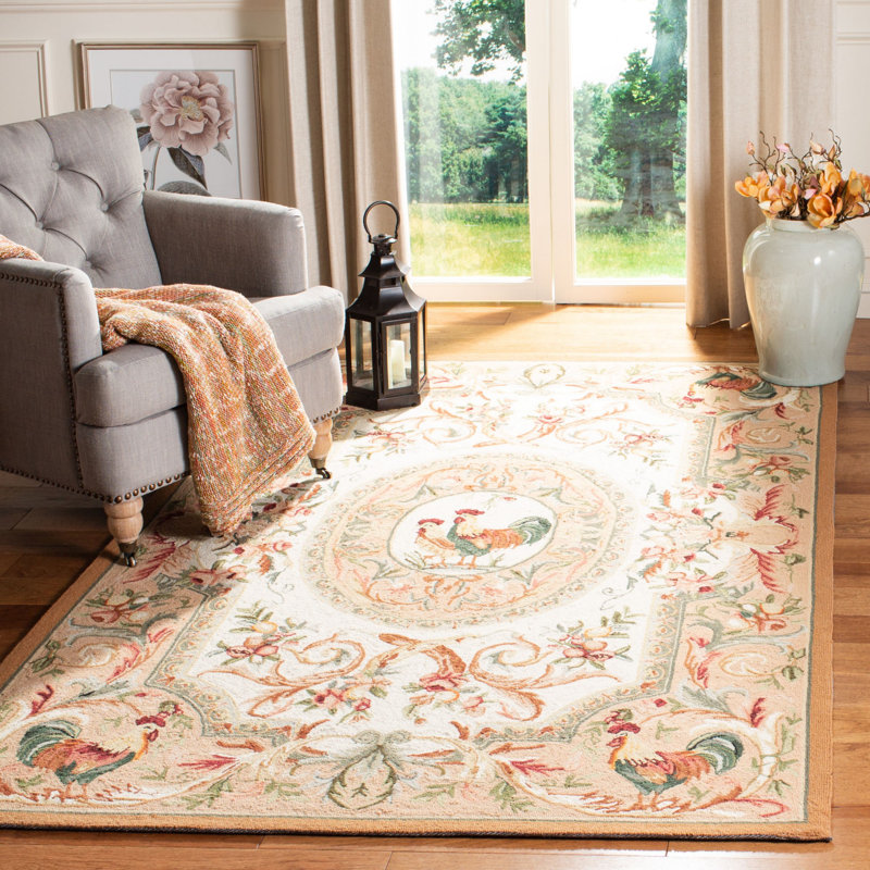 Chelsea Hand Hooked Wool Pile Rug, Rectangle 7'9" x 9'9"