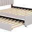 Lit plateforme tapissier avec lit gigogne-650021526