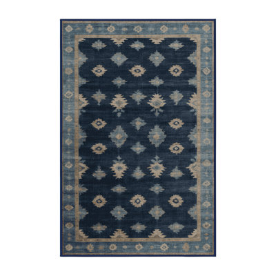 Machine Washable Overdyed Gray Area Rug