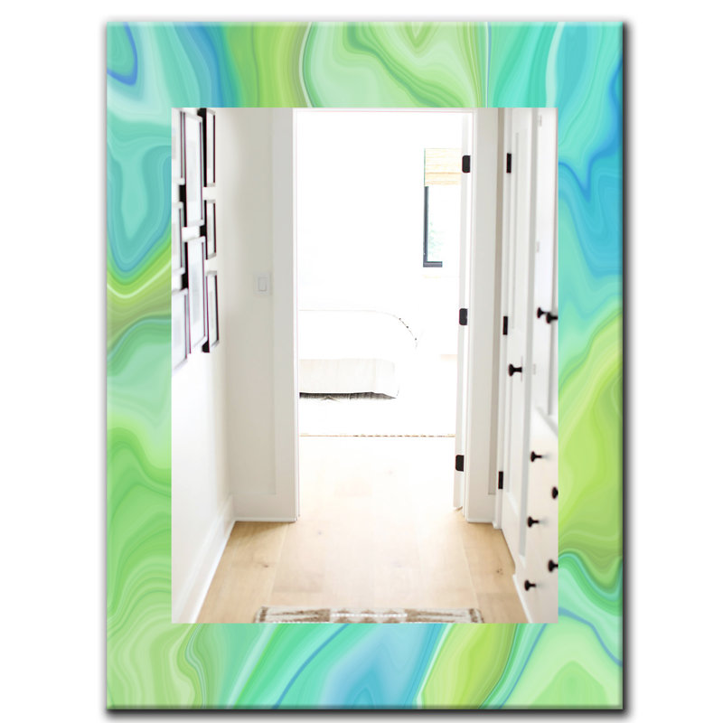 Miroir mural en marbre geode 7, H 39,4 po x l 29,5 po