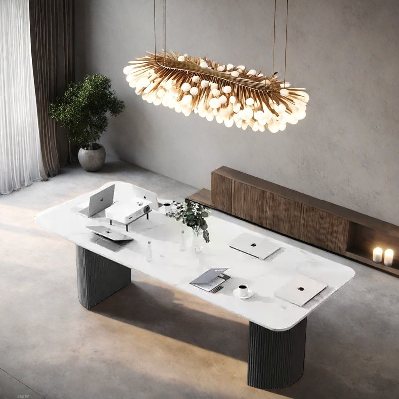 Table robuste avec des caractéristiques haut de gamme., H 29,53 po x L 55,12 po x l 31,5 po