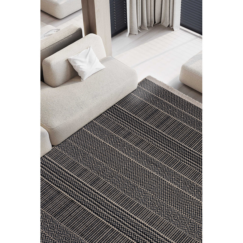 Steliya Geometric Indoor Rug, Rectangle 6'7" x 9'7"