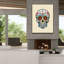 «White Skull» par Mark Ashkenazi, art mural sur toile-92480371