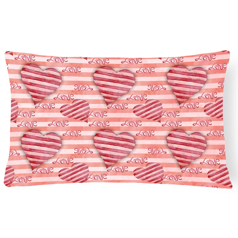  Coussin décoratif intérieur / extérieur Watercolor, rouge