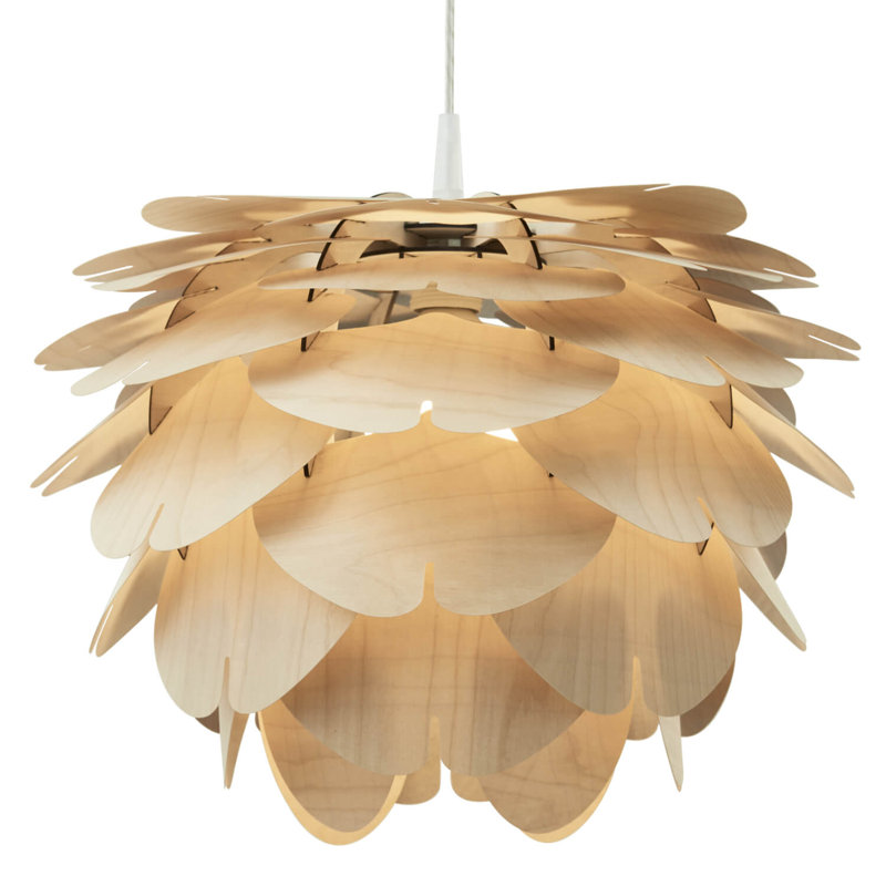 Rodrigo 1 - Light Unique/Statement Pendant, 45cm H x 46cm W x 46cm D, Natural