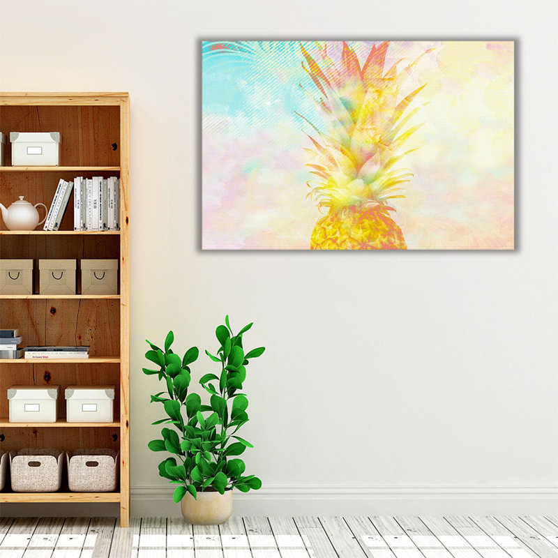 Pinneapple Dreams - reproduction d'art sur toile, H 20 po x l 30 po