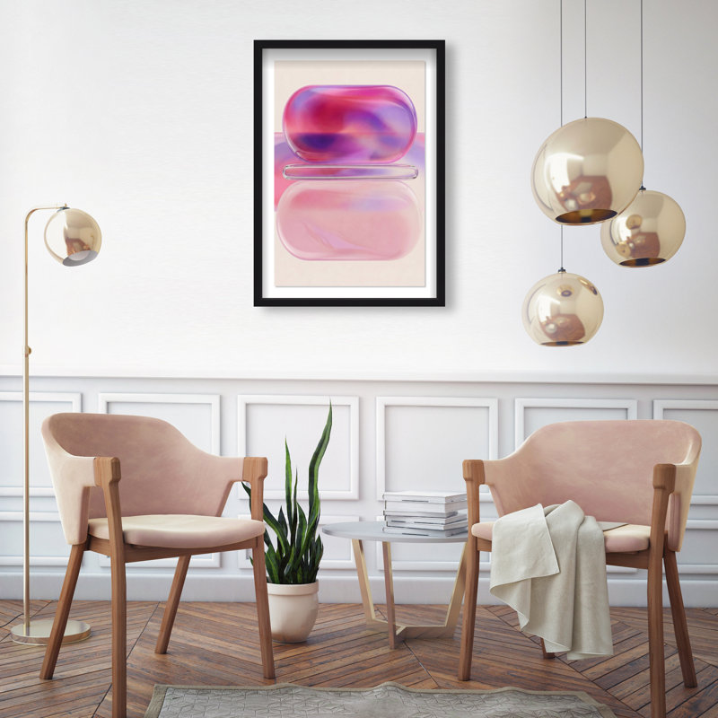 Balanced Harmony Print by Oliver Gal, 25.5"H x 17.5"W, Black Shadowbox