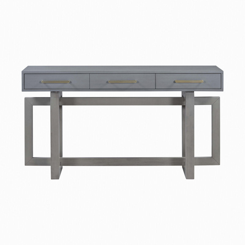Elegant Console Table with Three Drawers, Extra Long Entryway Table for Entryway, Hallway, Living Room, Foyer, Corridor