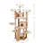 Catry 74.5" Cat Tree with Scratching Pad, Hammocks, and Condos