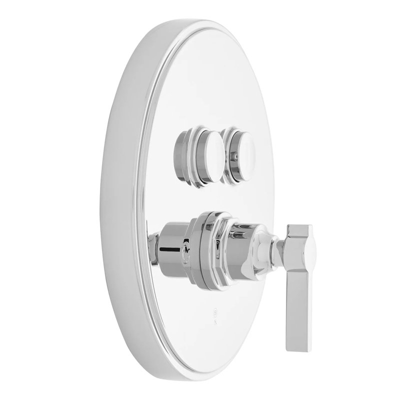 Signature Hardware Greyfield Pressure Balance Shower Trim, Chrome
