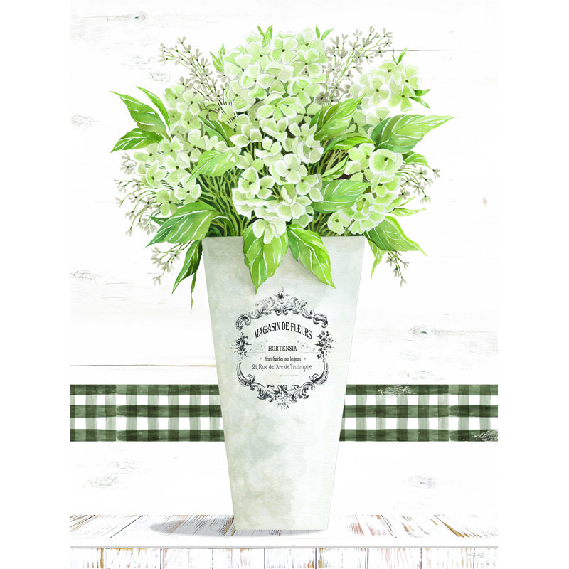 " White Hydrangea " by Cindy Jacobs, 48" H x 36" W  