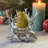 2 Piece Silver Reindeer Figurines