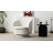 Set Of 2 Modern Bouclé Swivel Barrel Chairs