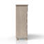 Commode 5 tiroirs avec finition gris antique, conception transitionnelle pour une solution de rangement élégante et fonctionnelle-747310201