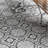 Luv Amore Grey 8-in. Encaustic Spanish/Moroccan Patterned Matte Porcelain Wall & Floor Tile