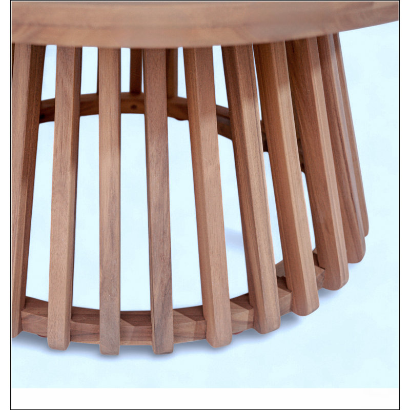 Table basse en bois d'acacia
