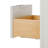 Haun 60'' Solid Wood Single Bathroom Vanity with 1.5'' Carrara Marble Top in Warm White, Rectangular Sink-1400125005-1400125006-1400125001