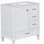 Ensemble de meuble-lavabo 30 po, ensemble d'armoire de salle de bain avec lavabo, armoire de rangement avec porte à fermeture douce et 3 tiroirs-120102496
