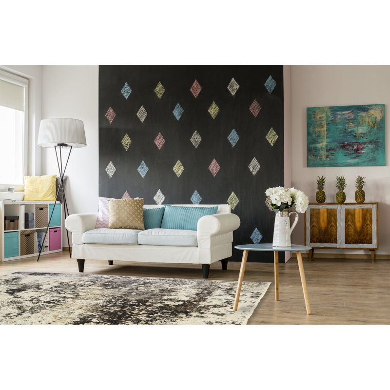 Tapis noir Fraser, Rectangle 7 pi 8 po x 9 pi 8 po
