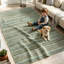 Tapis moderne neutre lavable pour le salon de la chambre à coucher-129879312-129913340