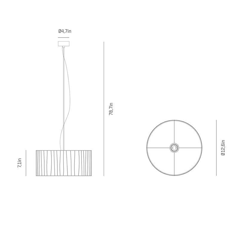 Curvas Pendant