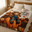 Jeté Cozy Scarecrow Fall, couverture décorative moelleuse pour canapé-lit-134483213