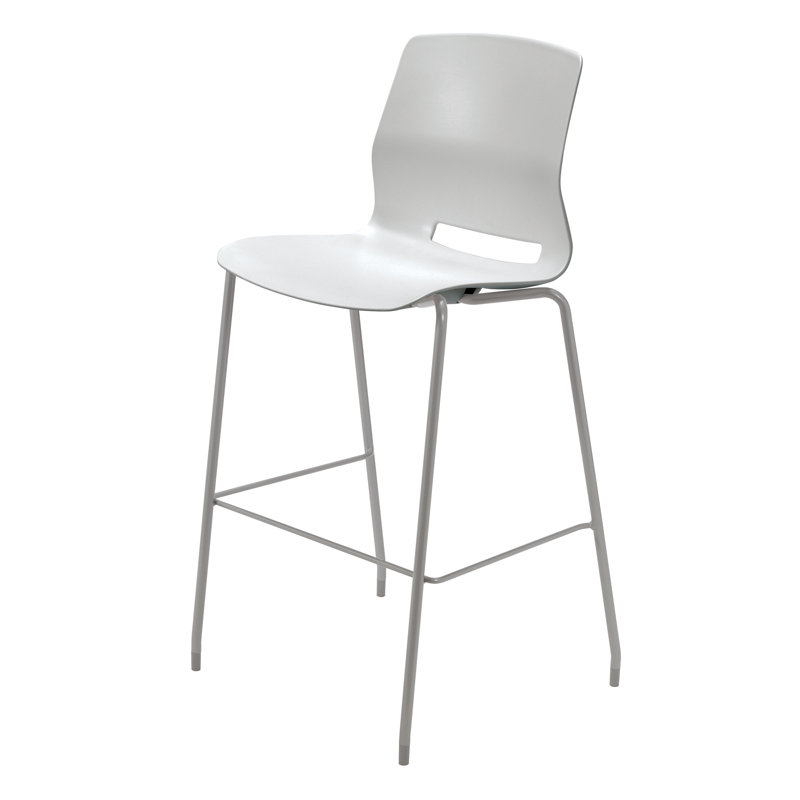 Tabouret de bar Wille Lola, Gris clair, Tabouret de bar (assise de 30 po de hauteur)