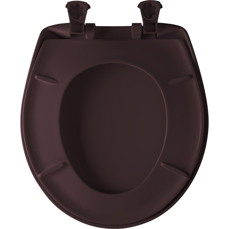 Round Toilet Seat and Lid, Loganberry