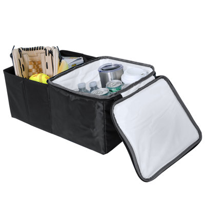 Dual Purpose Trunk Organizer With Cooler