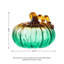 Citrouille en verre turquoise 5,75 po
