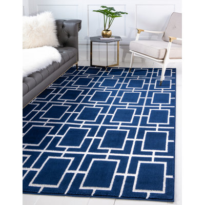 Glam Blue/White Rug