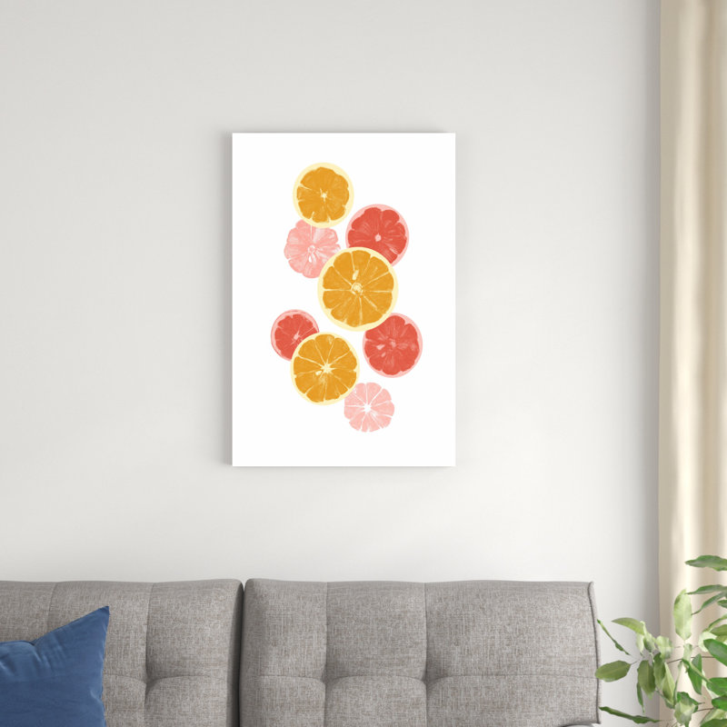Fête des fruits I, H 30 po x l 20 po