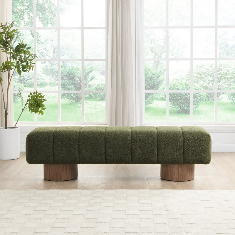 Banc de salle à manger rembourré Reign, Boucle verte