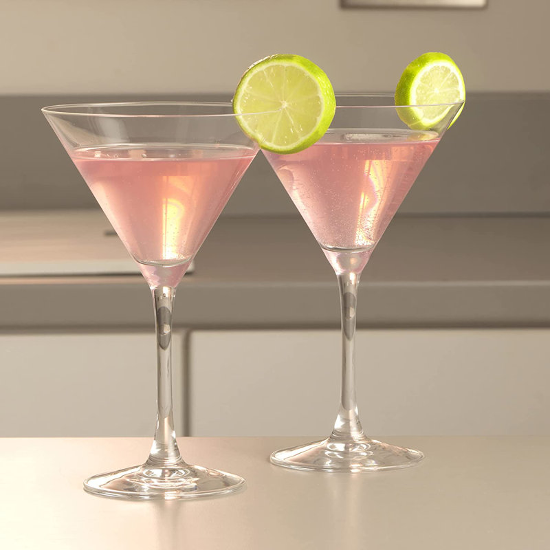 300ml Crystal Martini Glass Set
