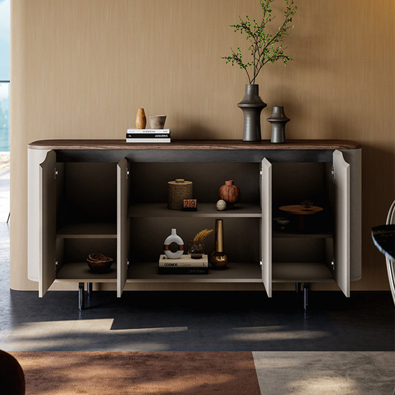 Armoire de rangement moderne et minimaliste multifonctionnelle, H 35,43 po x l 62,99 po x P 15,75 po