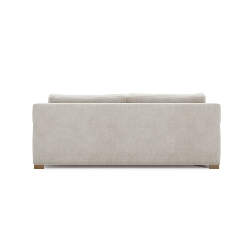 Duco Upholstered 84'' Sofa, 84", Penelope Golden, Black