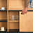 59.1 " W Rubberwood Solid Wood Sideboard