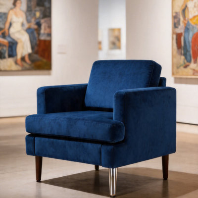 Mid Century Modern Single Armchair