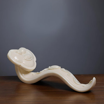 Sculpture exquise en céramique Ruyi - décoration de table artistique