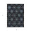 Tapis intérieur lavable extérieur gris anthracite et gris 3 pi x 5 pi Medallion