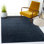 Tapis noir Aurya