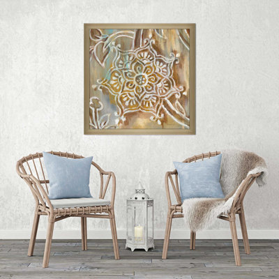 « henné iii », reproduction de peinture à l’acrylique sur toile