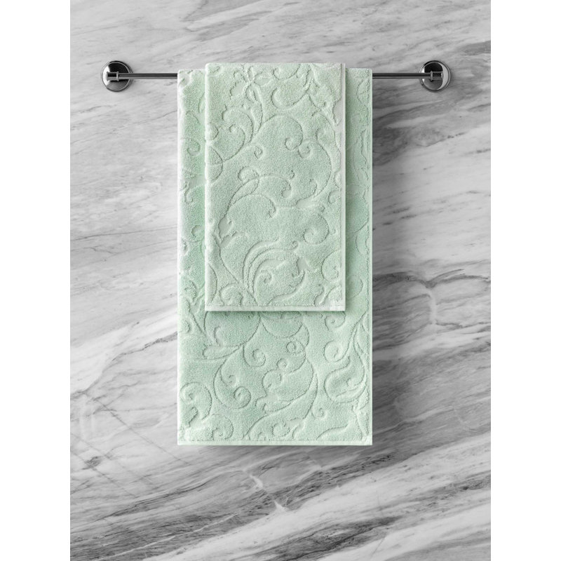 Sharlyz Hand Towel, Pale Fresh Green